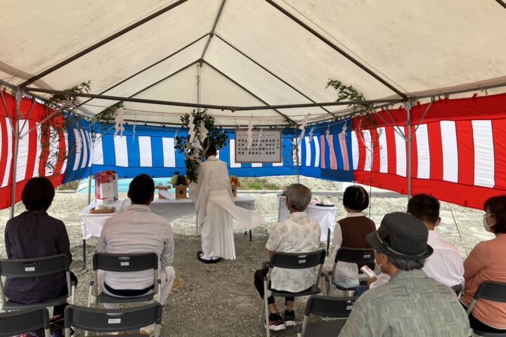沖縄県K様邸　地鎮祭を執り行いました