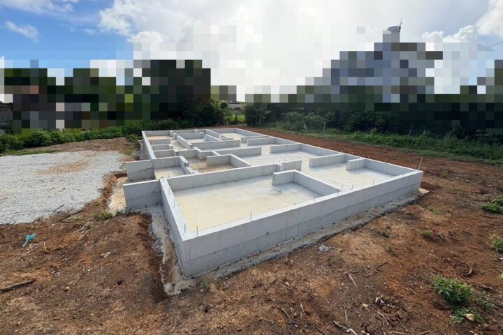 沖縄県金武町　K様邸基礎工事